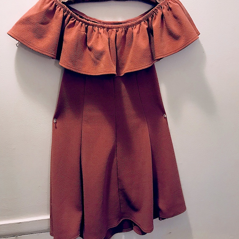 Shoulder to shoulder Rosé blush dress Worn 4 Show!